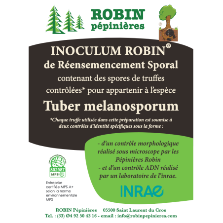 Inóculo de resiembra de trufa Tuber Melanosporum - Bolsa de 25 litros